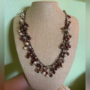 Elegant Pearl and Bead Necklace